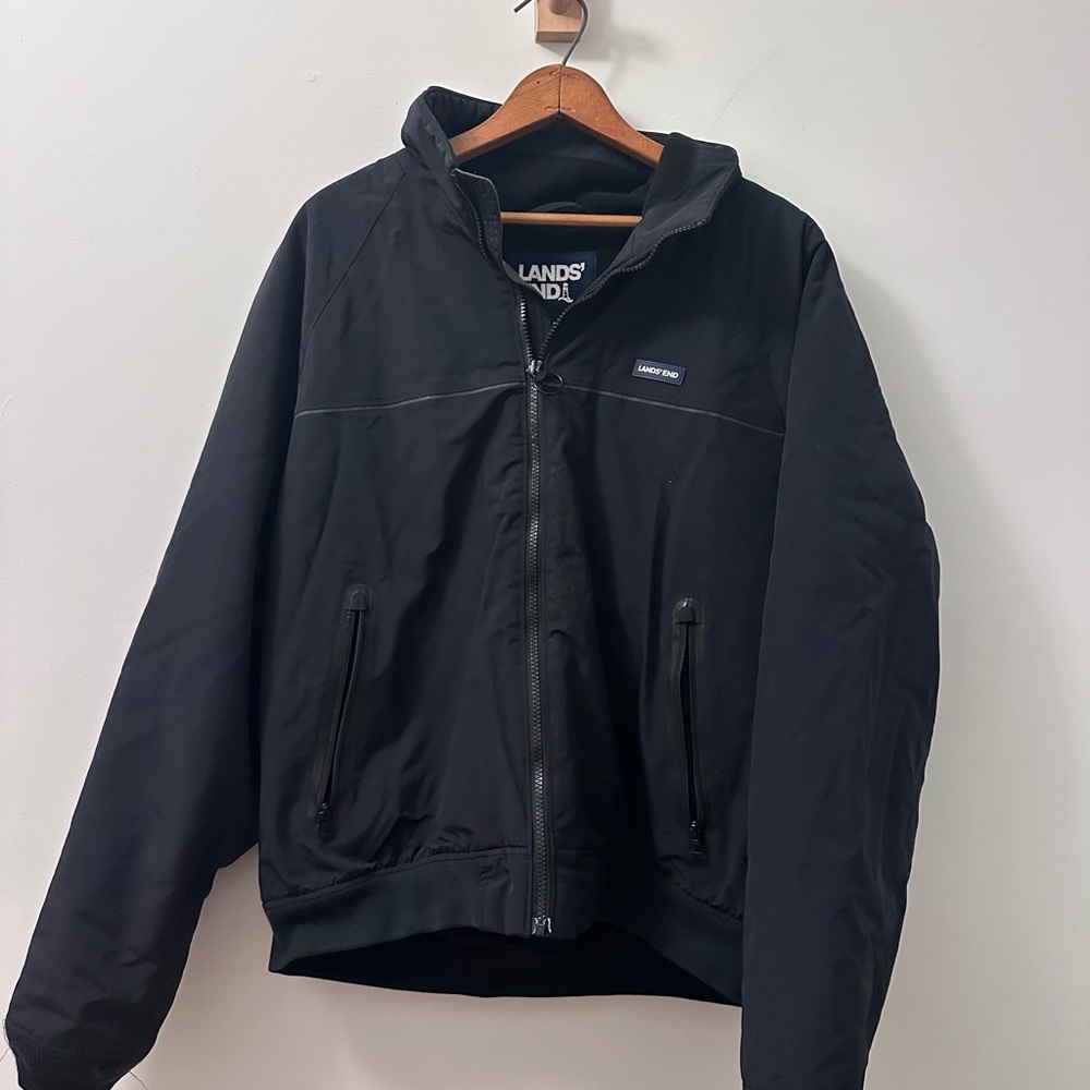 Lands' End Men's Classic Black Jacket